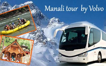 Manali Adventure Volvo Tour Package from Delhi  